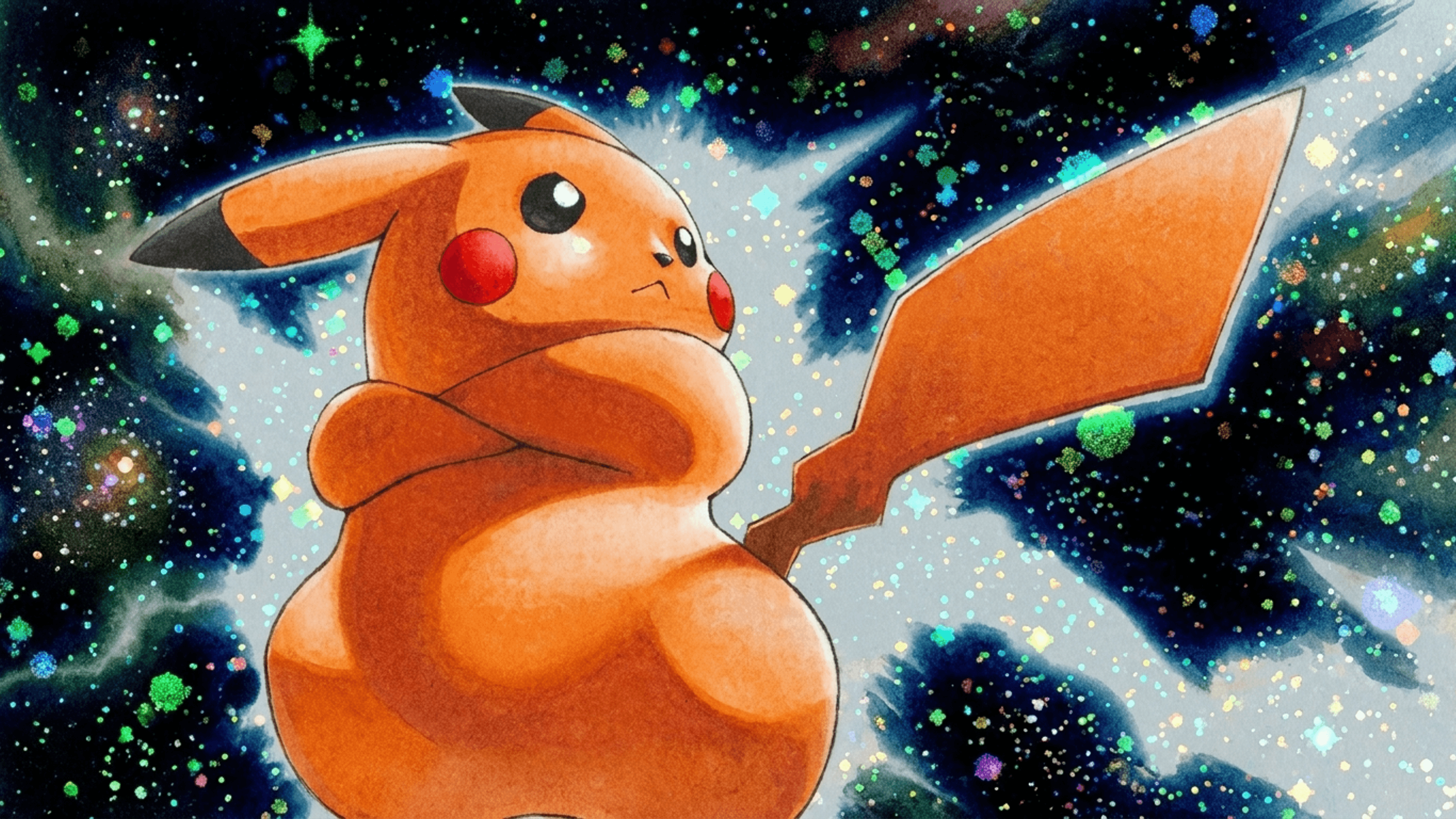 Pikachu Star wallpaper from Holon Phantoms