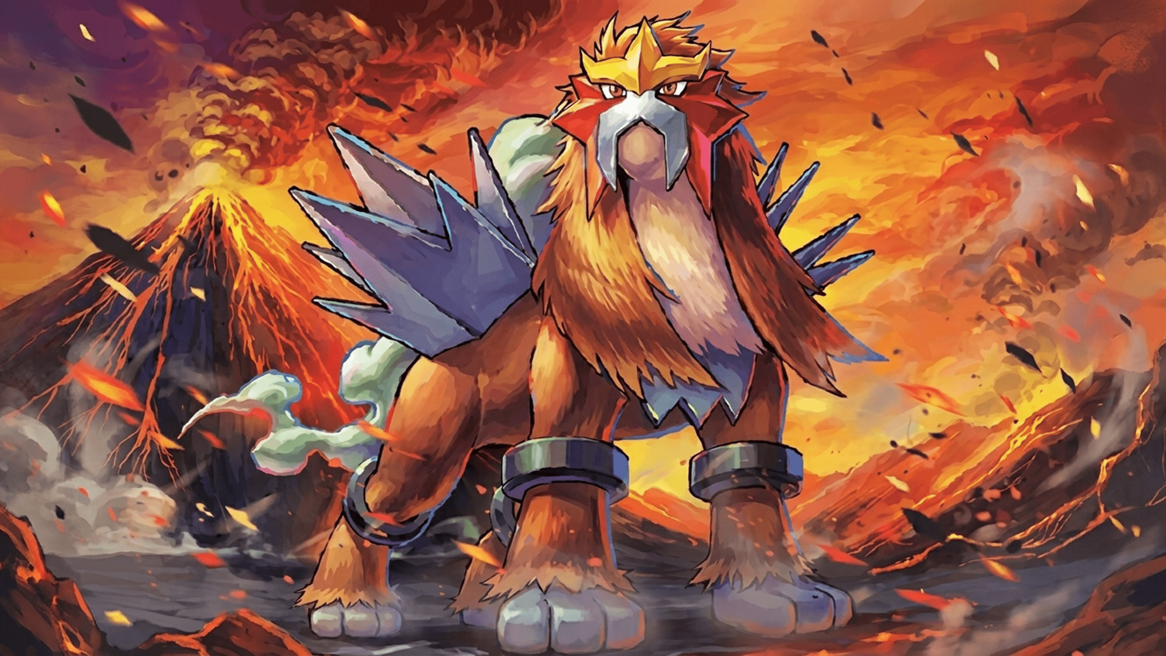Entei wallpaper from Ascended Heroes