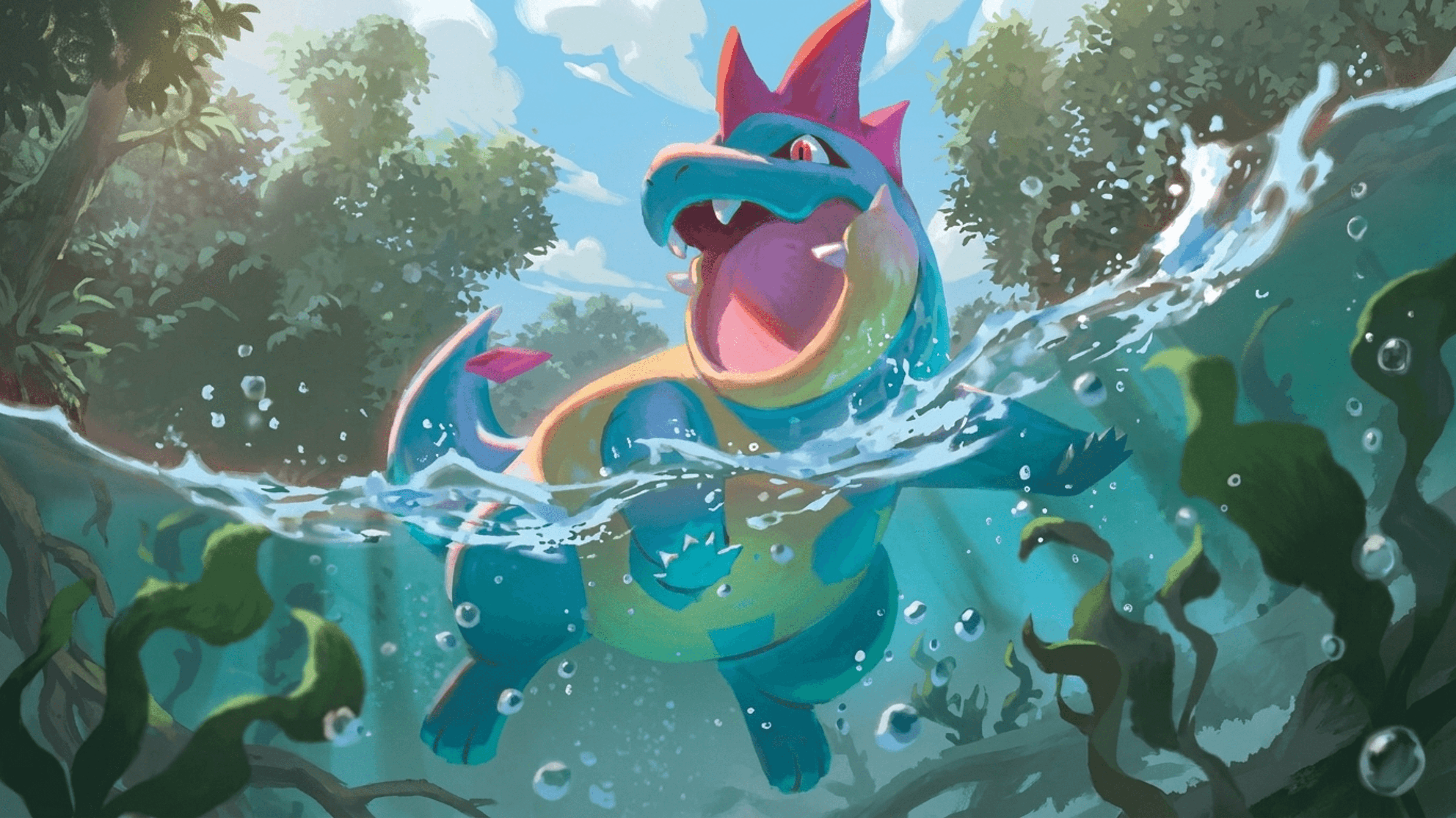 Croconaw wallpaper from Ascended Heroes