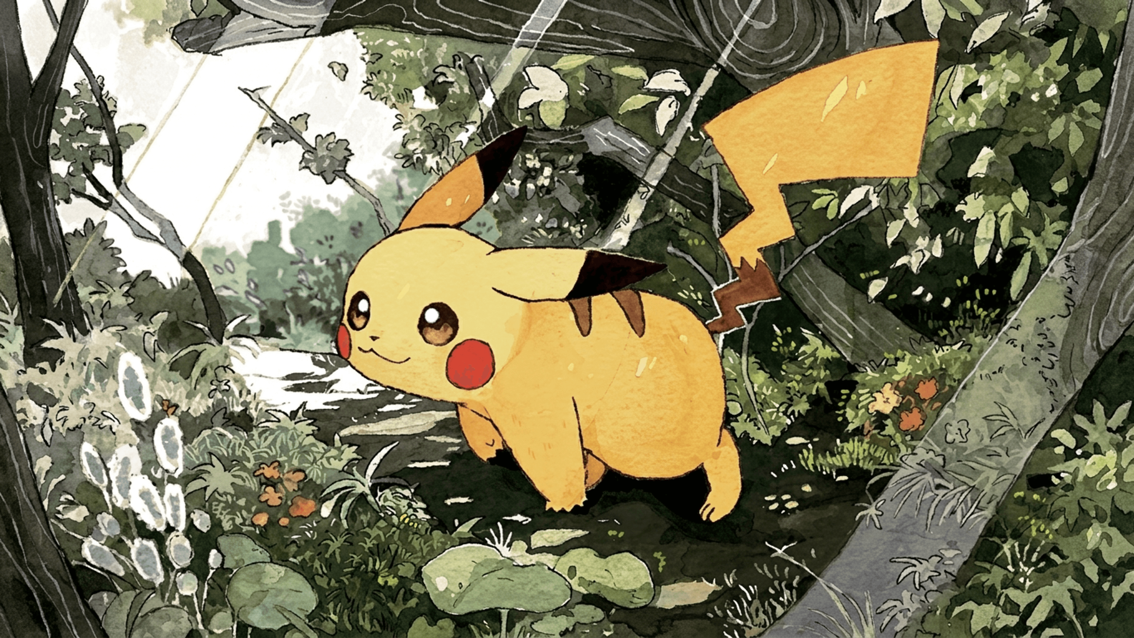 Pikachu desktop wallpaper - Ascended Heroes Pokemon card art