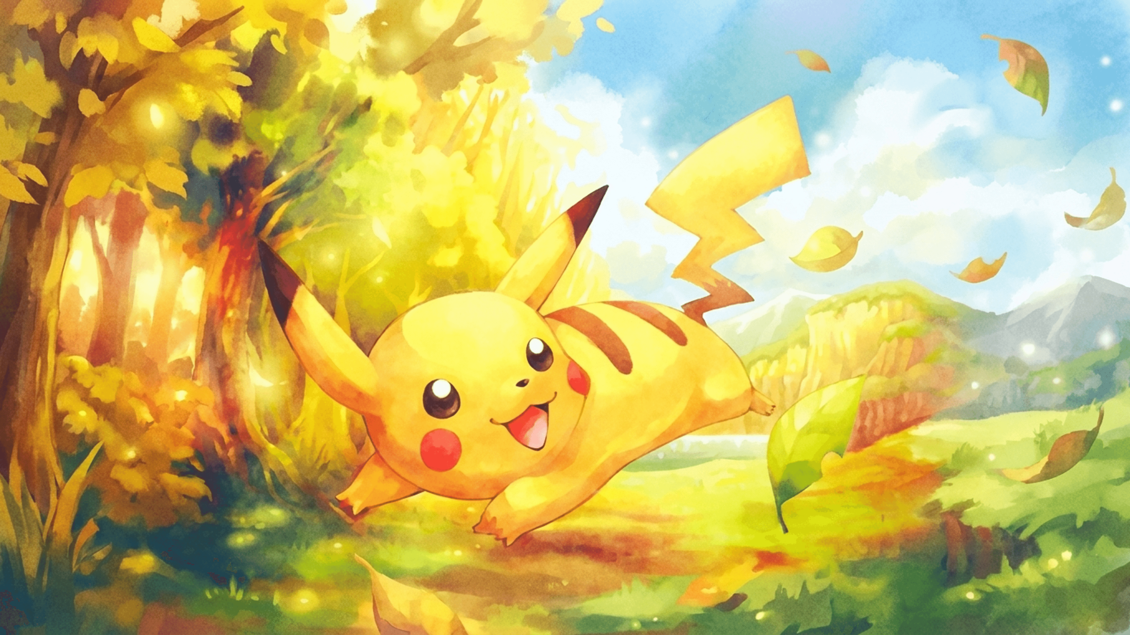 Pikachu wallpaper from Arceus