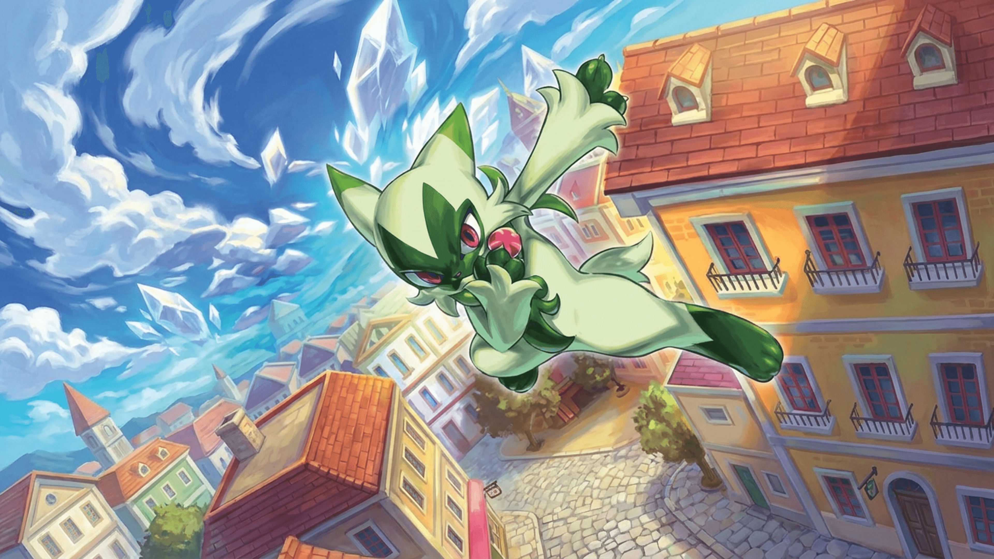 Floragato wallpaper from Paldea Evolved