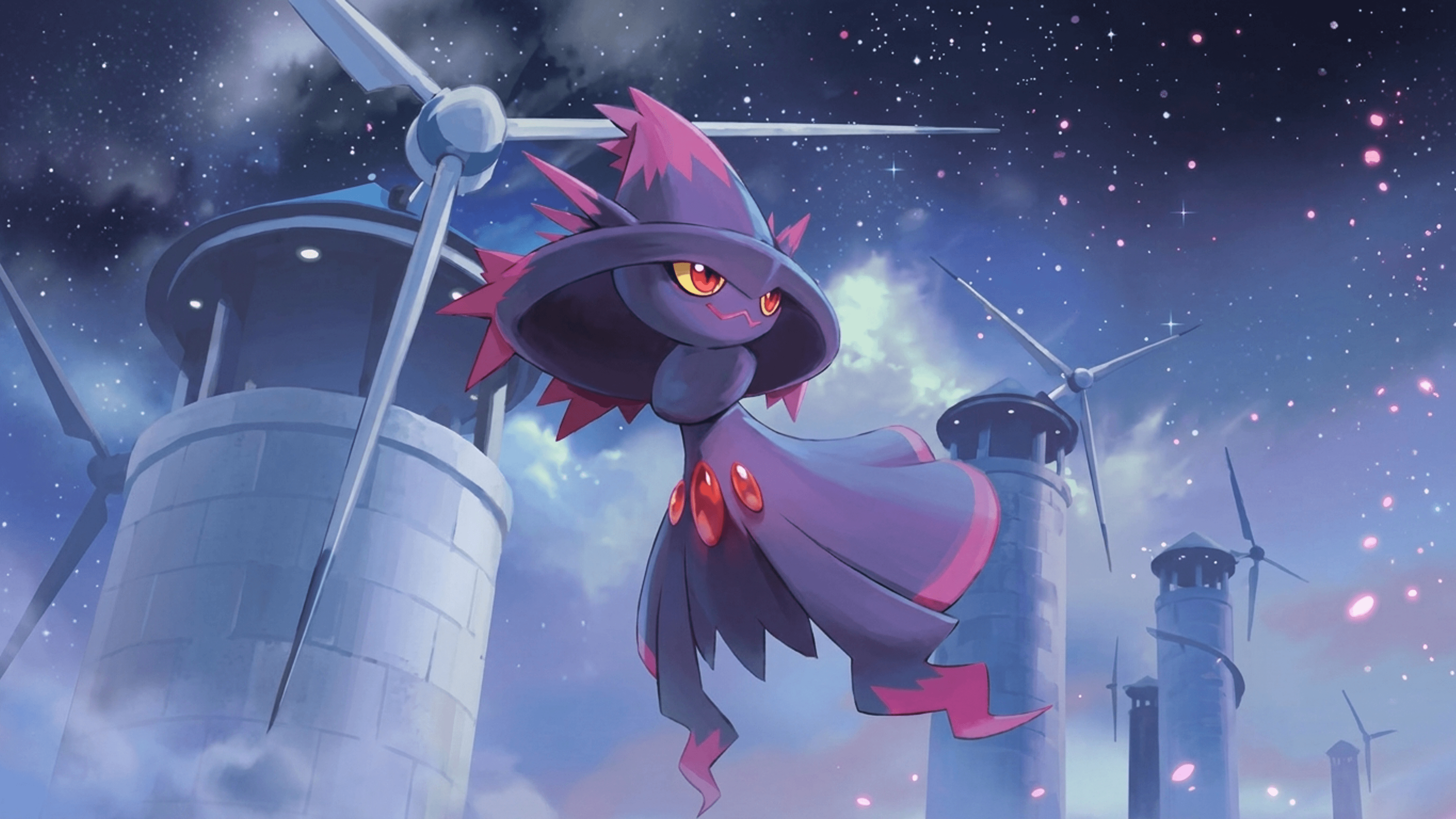 Mismagius desktop wallpaper - Paldea Evolved Pokemon card art