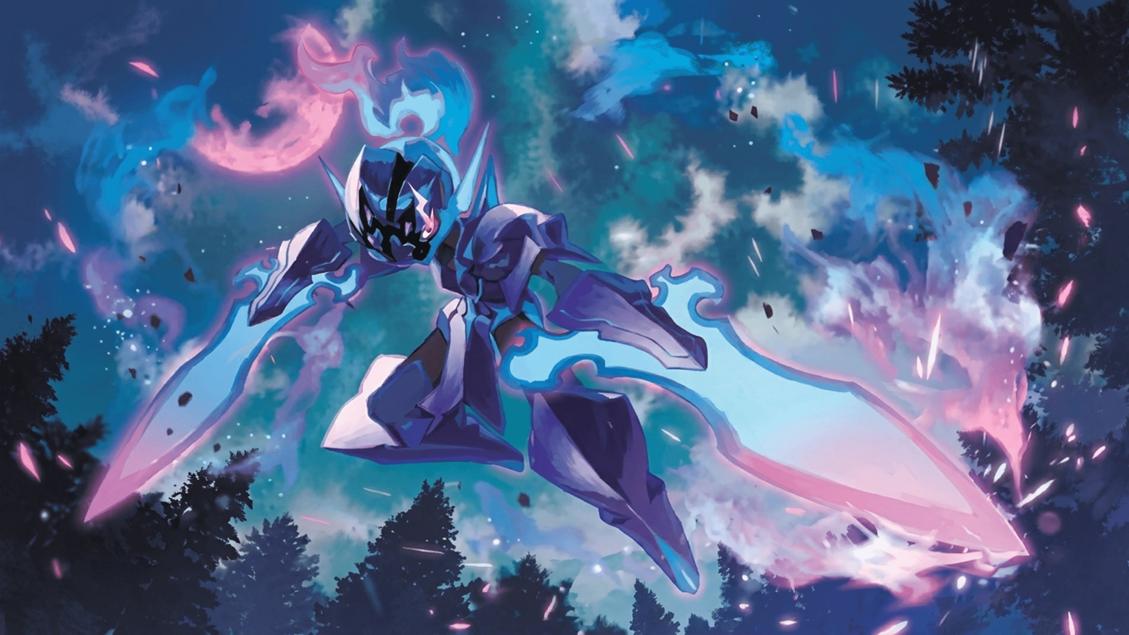 Ceruledge desktop wallpaper - Paldea Evolved Pokemon card art