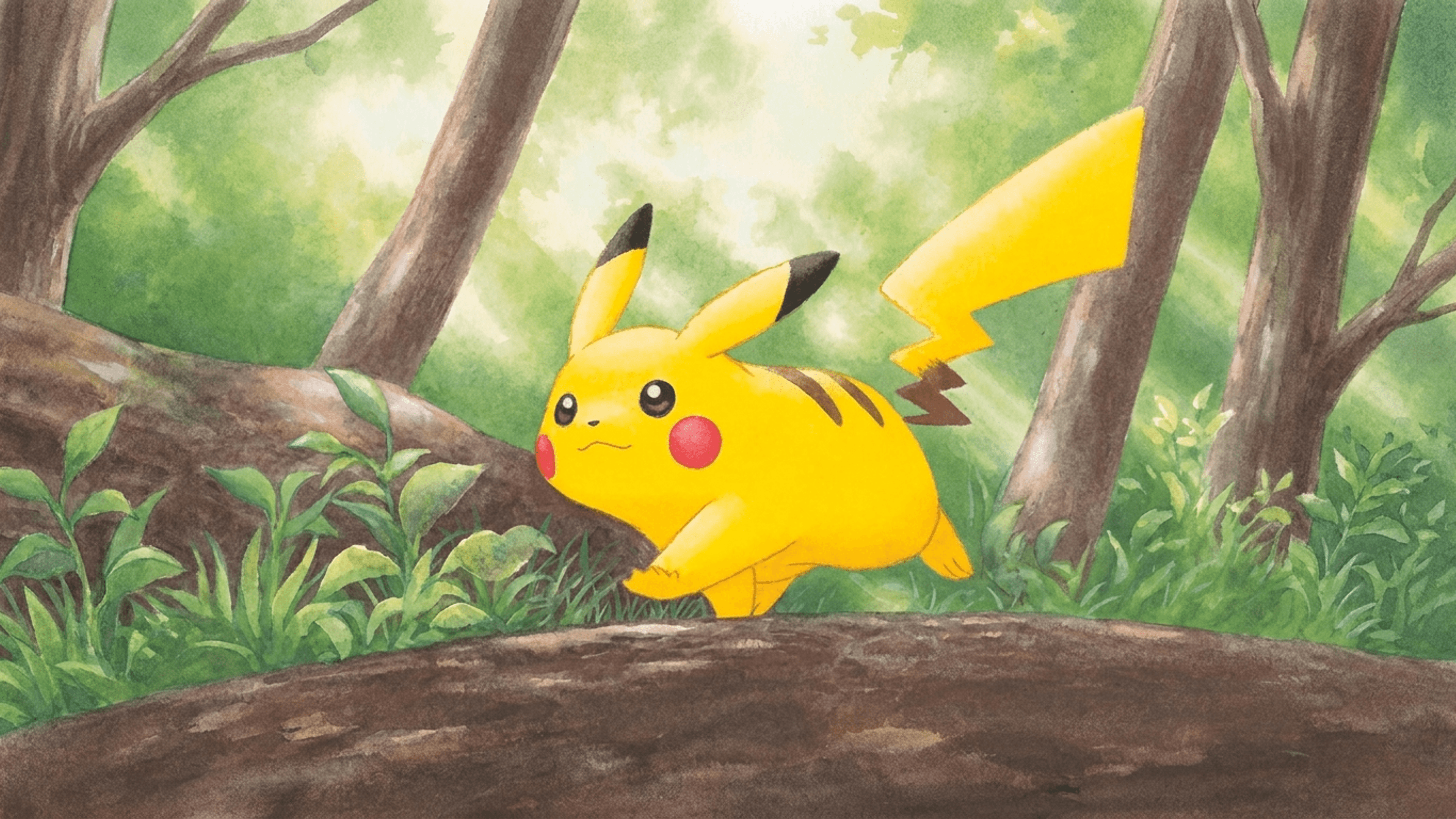 Pikachu desktop wallpaper - 151 Pokemon card art