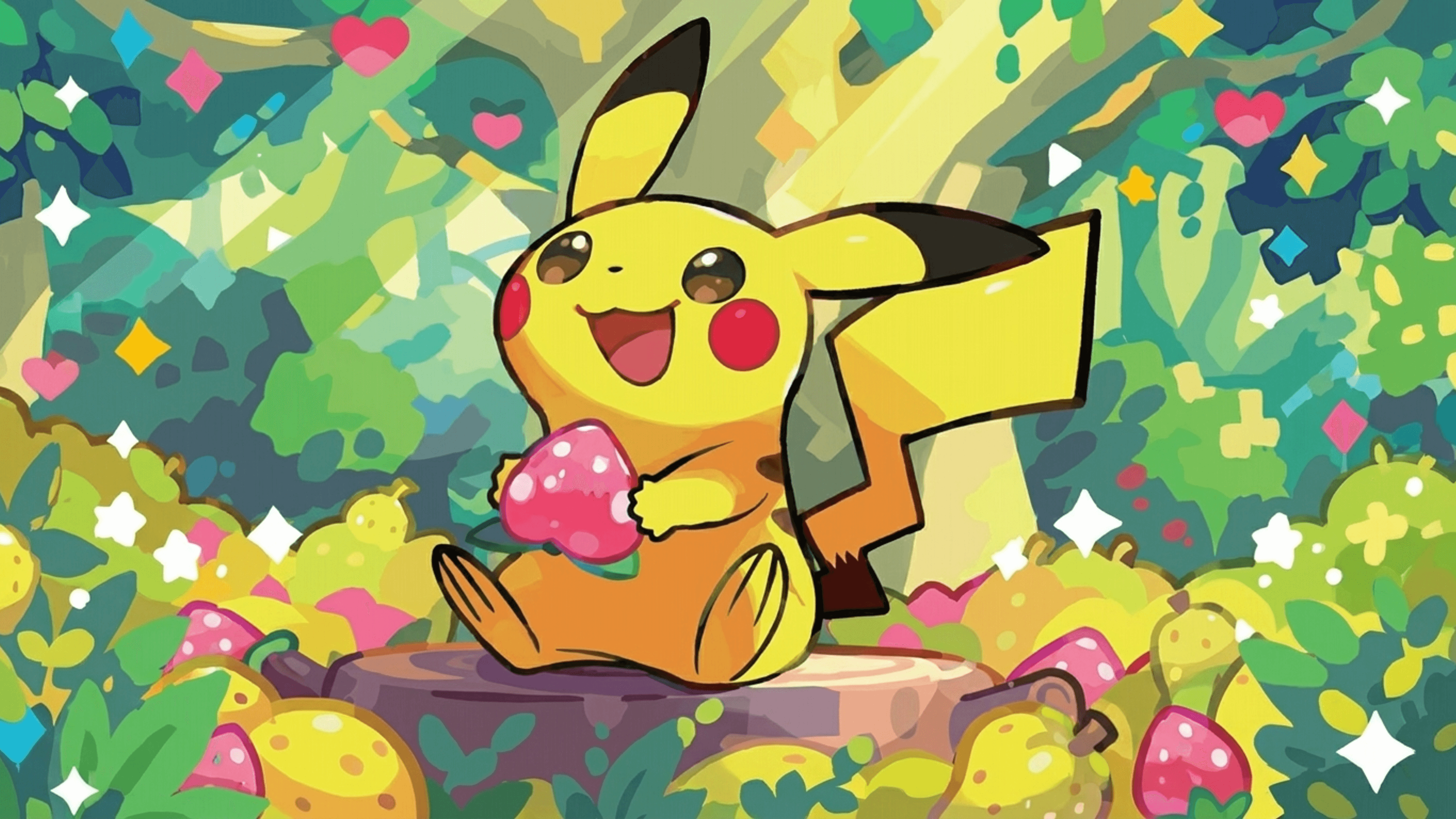 Pikachu desktop wallpaper - Lost Origin Pokemon card art