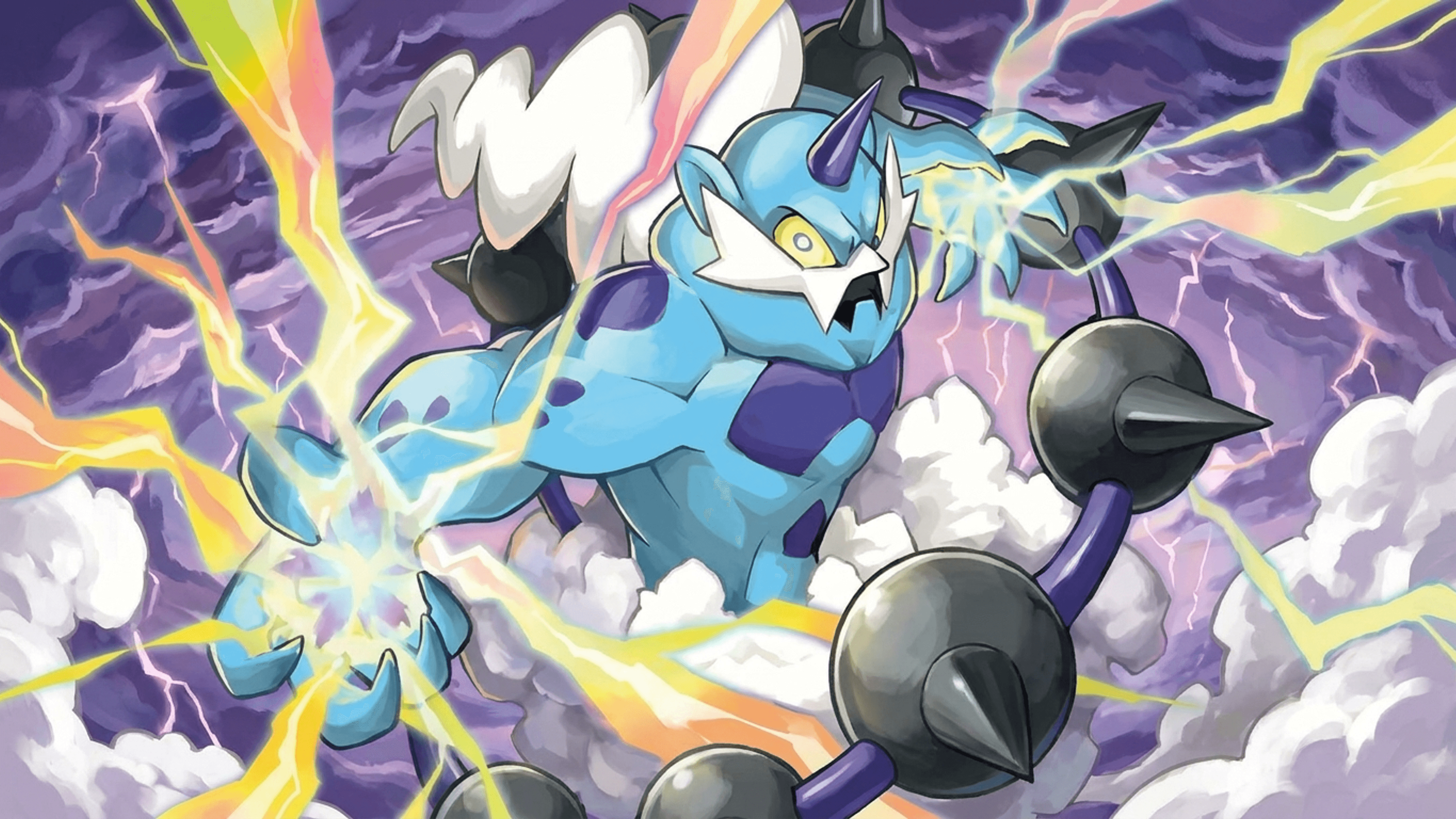 Thundurus desktop wallpaper - Chilling Reign Pokemon card art