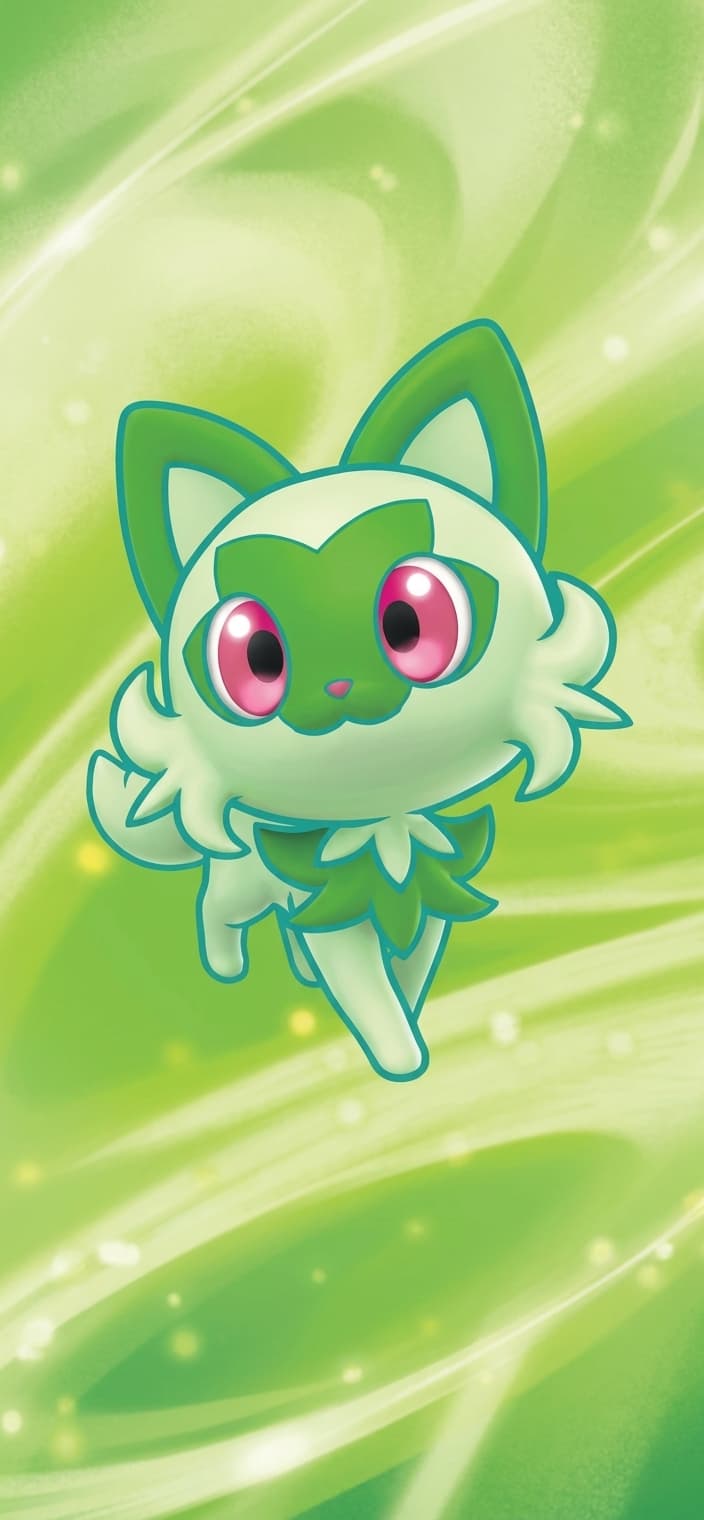 Sprigatito ex wallpaper from Ascended Heroes