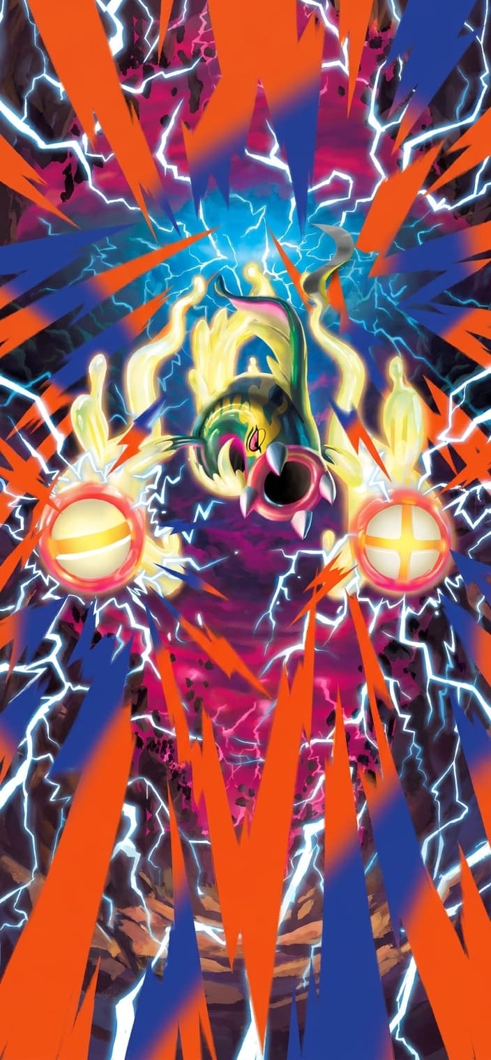 Mega Eelektross ex 278/217 phone wallpaper - Ascended Heroes Pokemon card art