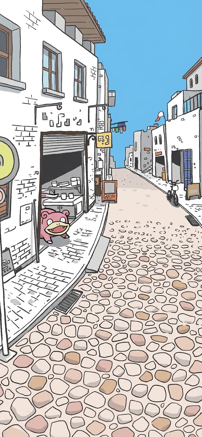 Slowpoke wallpaper from Scarlet & Violet