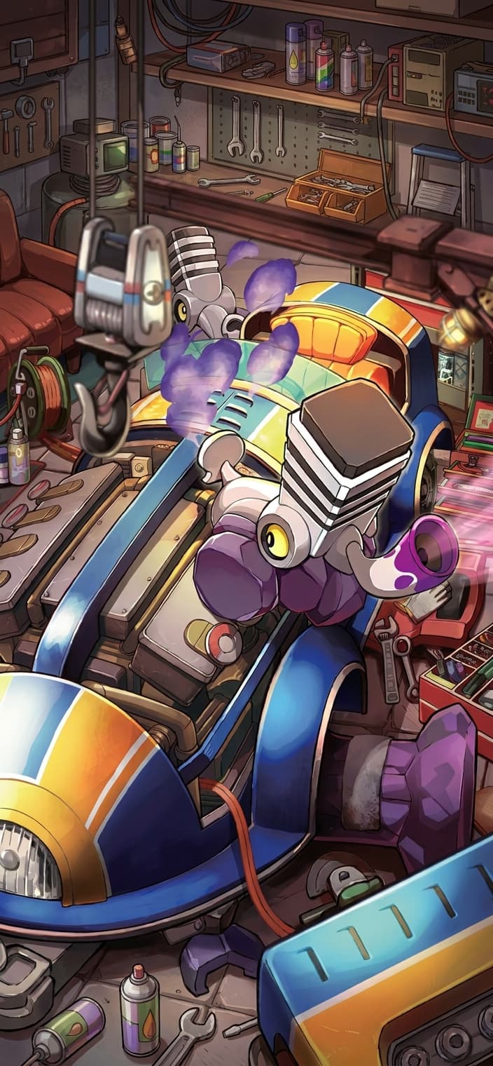 Varoom 206/197 phone wallpaper - Obsidian Flames Pokemon card art