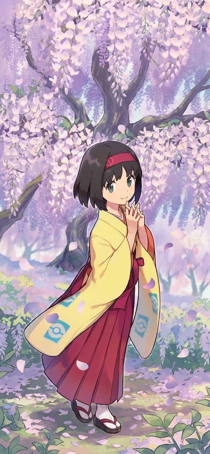 Erika's Invitation 196/165 phone wallpaper - 151 Pokemon card art