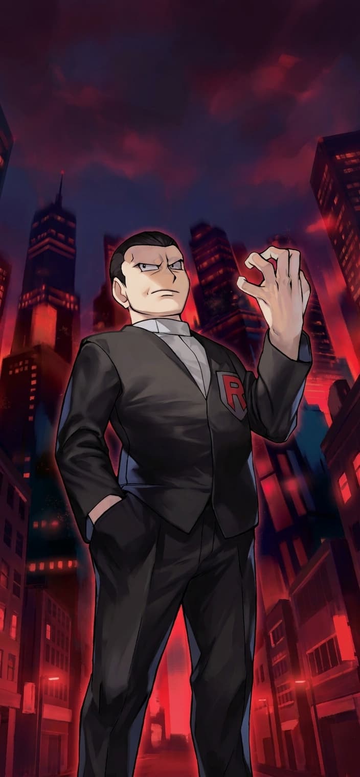 Giovanni's Charisma 197/165 phone wallpaper - 151 Pokemon card art