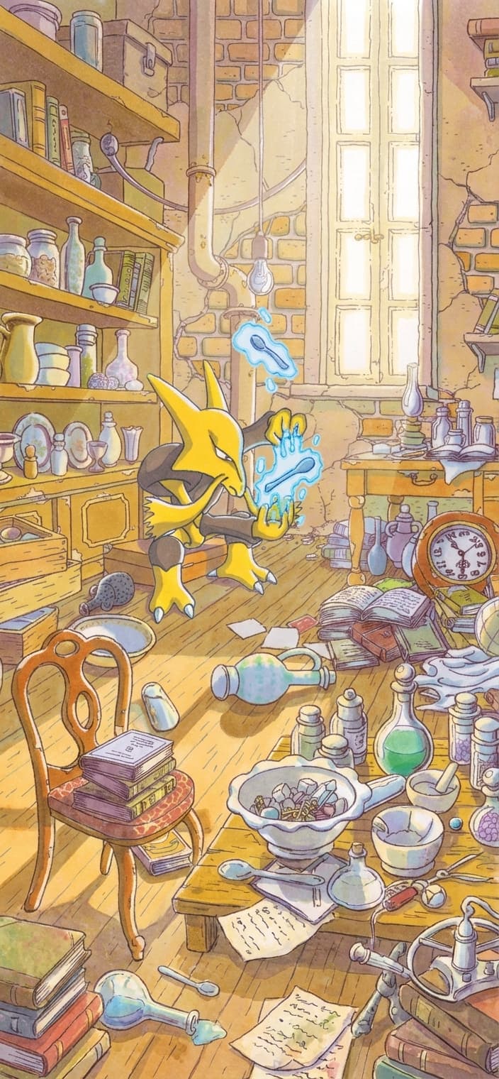 Alakazam ex wallpaper from 151