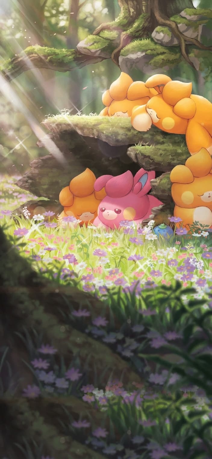 Pawmi wallpaper from Paldean Fates