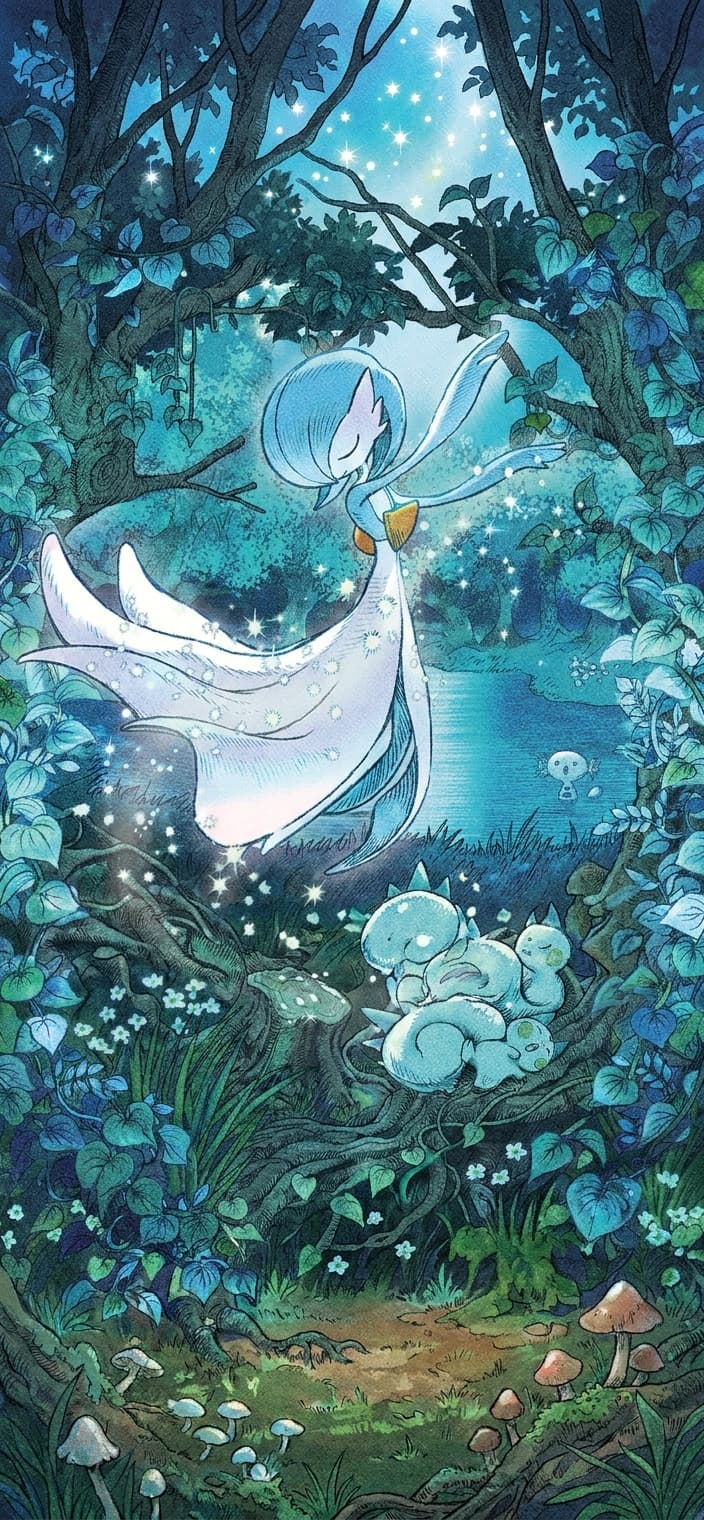 Gardevoir ex wallpaper from Paldean Fates