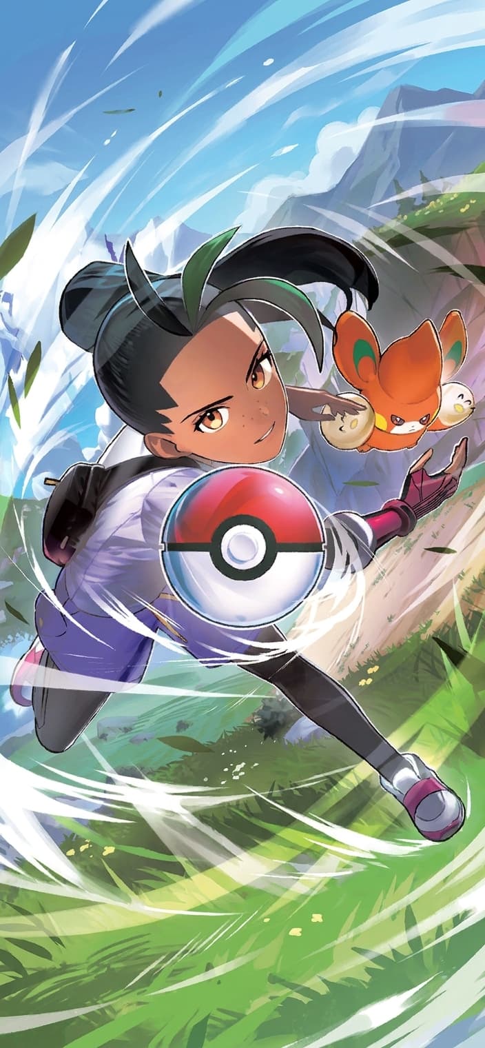 Nemona wallpaper from Paldean Fates