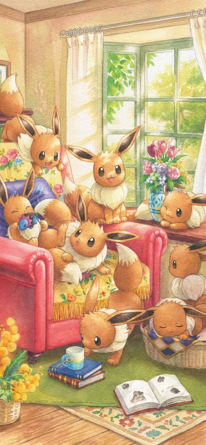 Eevee wallpaper from Twilight Masquerade