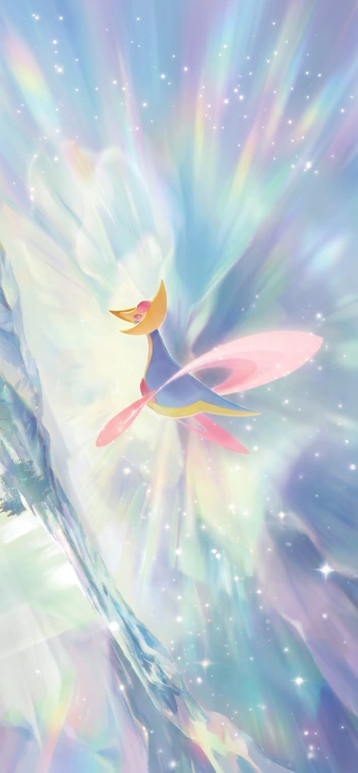 Cresselia 071/64 phone wallpaper - Shrouded Fable Pokemon card art