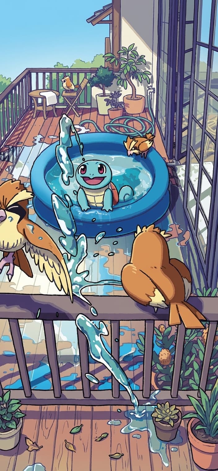 Squirtle wallpaper from Stellar Crown