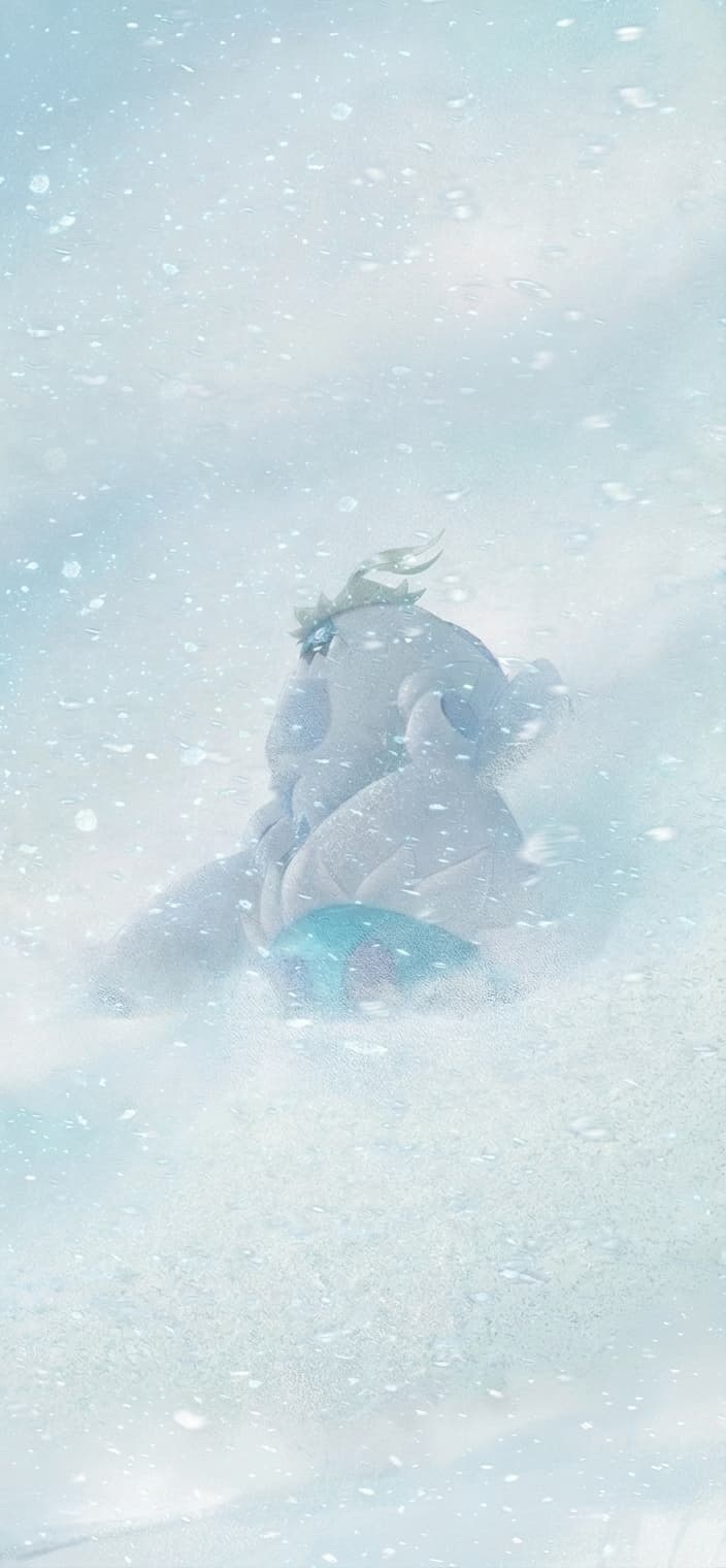 Crabominable 149/142 phone wallpaper - Stellar Crown Pokemon card art