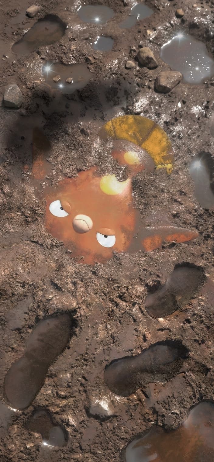 Stunfisk wallpaper from Surging Sparks