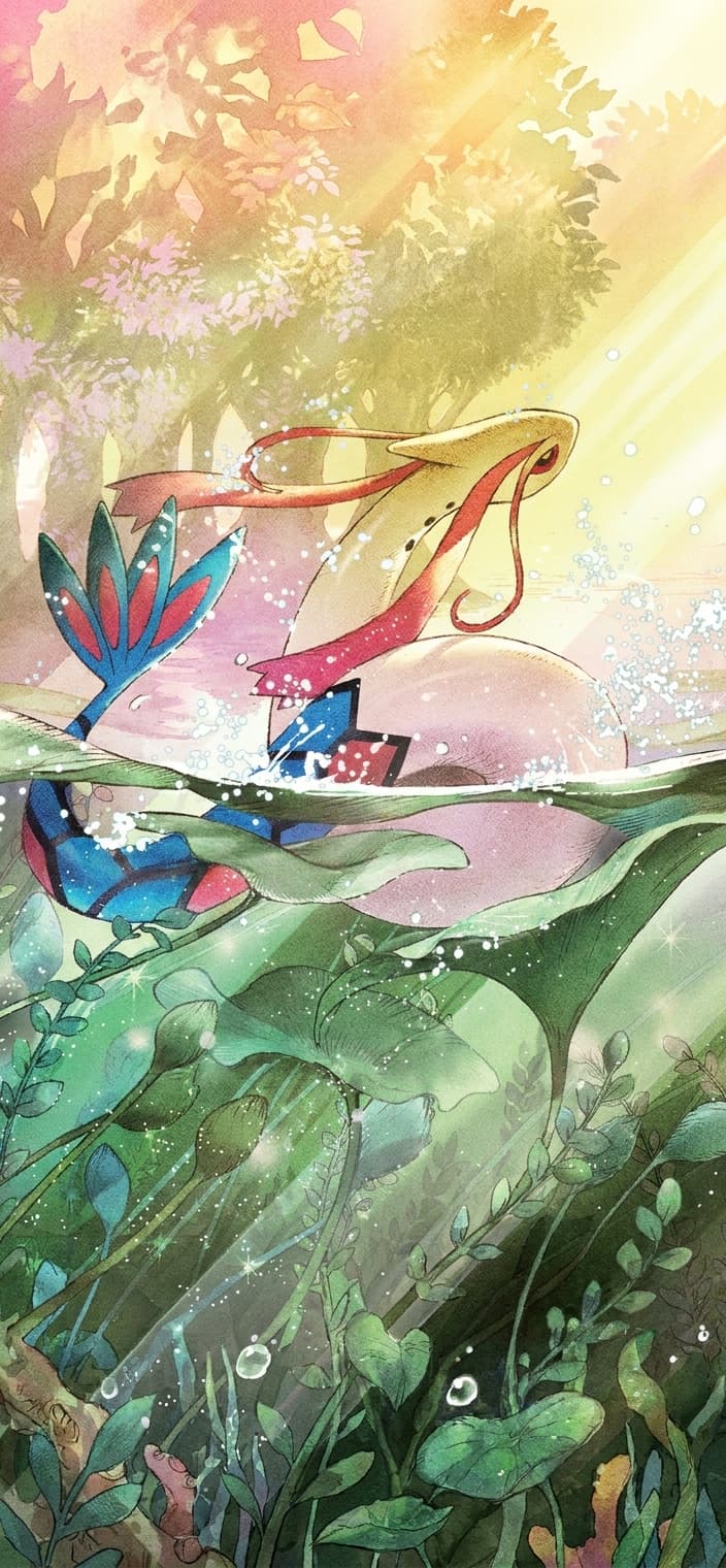 Milotic ex wallpaper from Surging Sparks