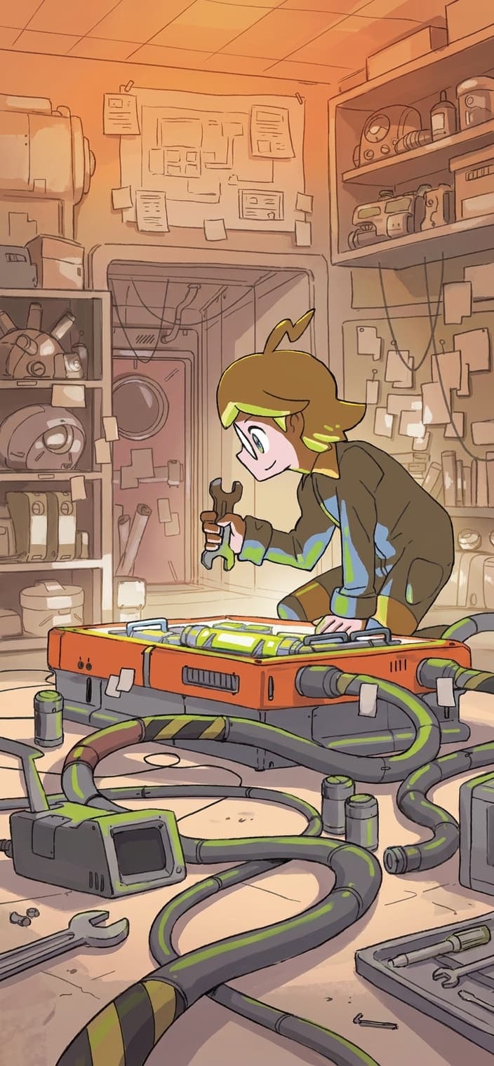 Clemont's Quick Wit 243/191 phone wallpaper - Surging Sparks Pokemon card art