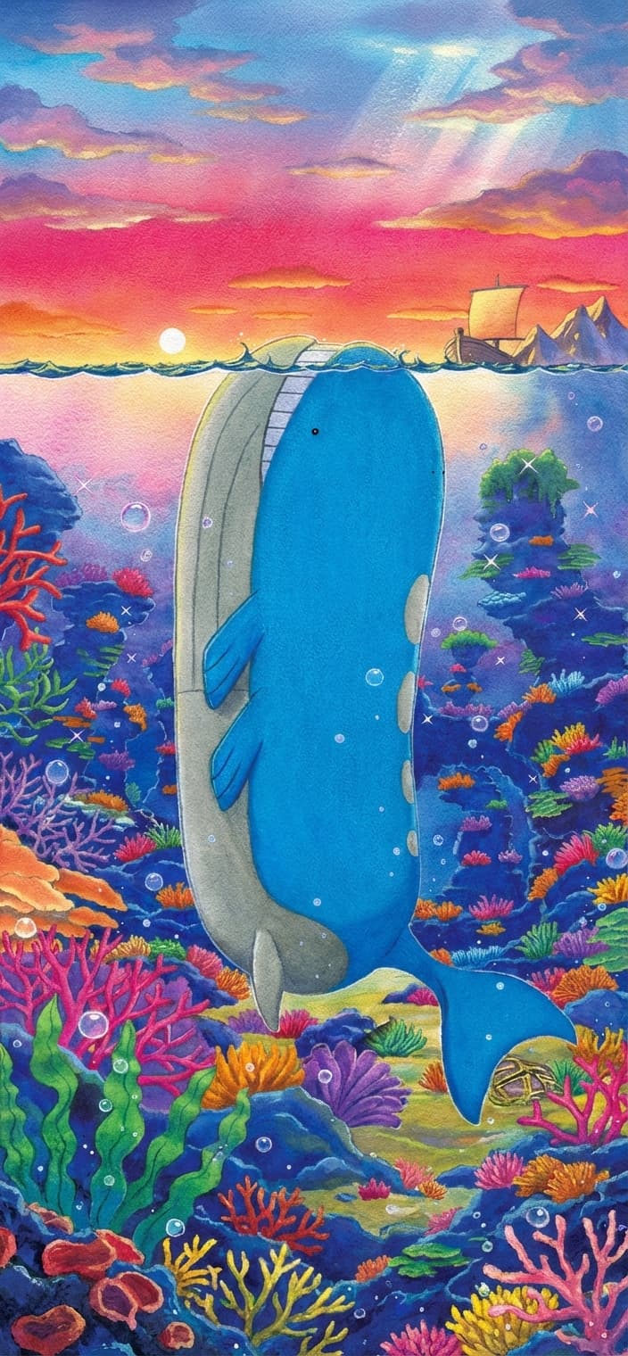 Wailord 162/159 phone wallpaper - Journey Together Pokemon card art