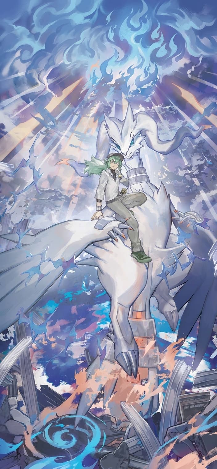 N's Reshiram wallpaper from Journey Together