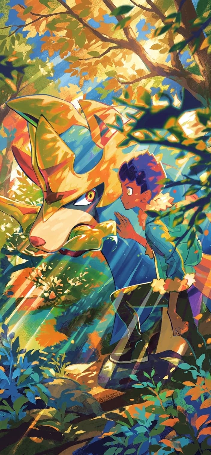 Hop's Zacian ex wallpaper from Journey Together