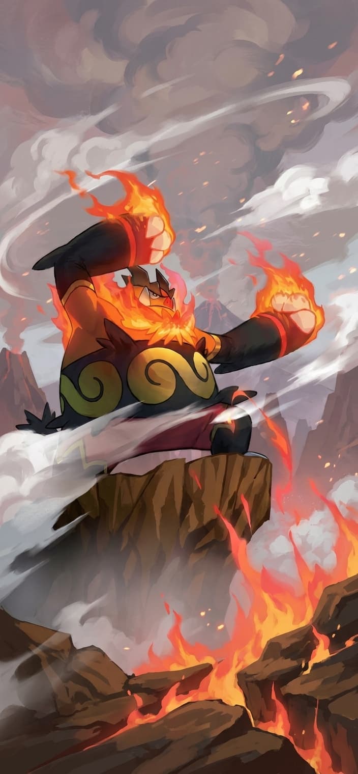 Emboar wallpaper from White Flare