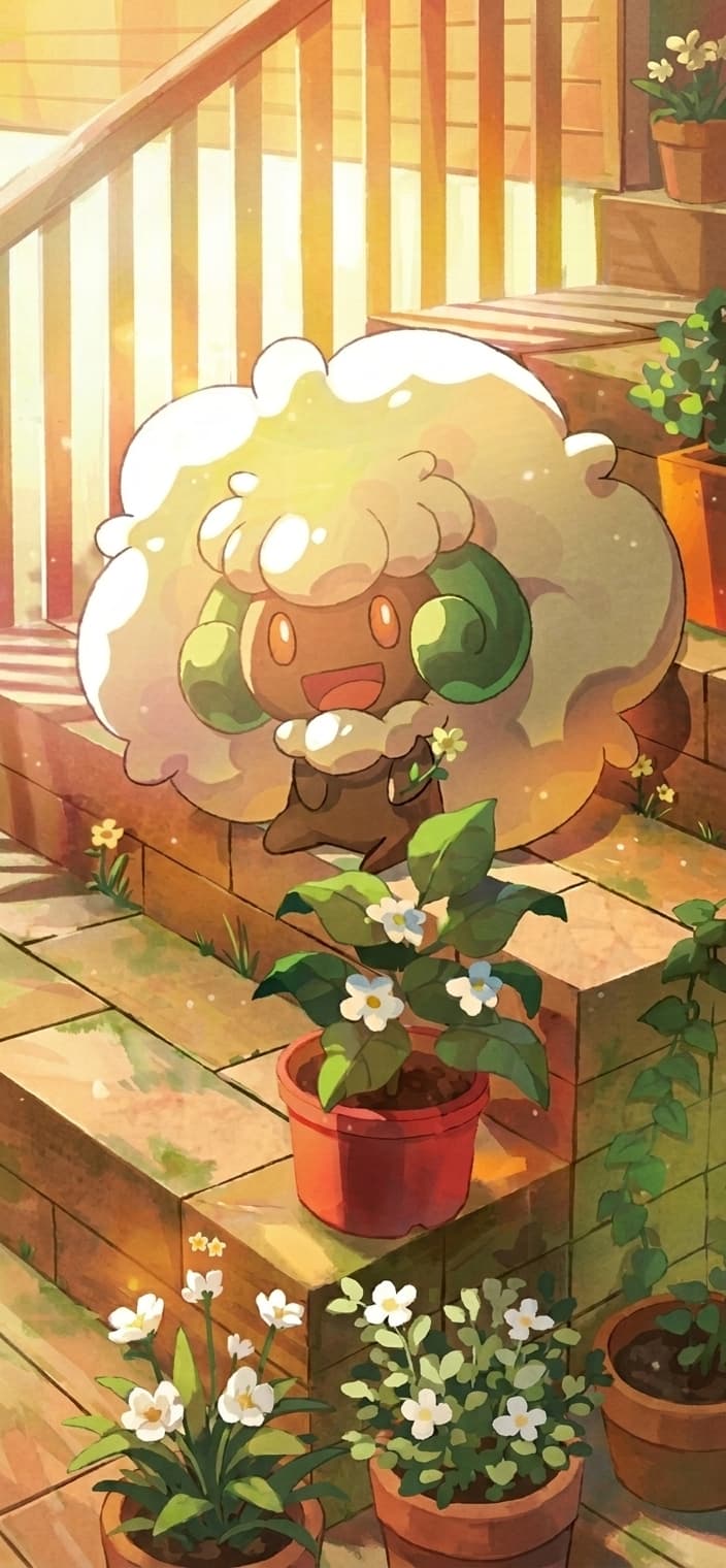 Whimsicott ex wallpaper from White Flare