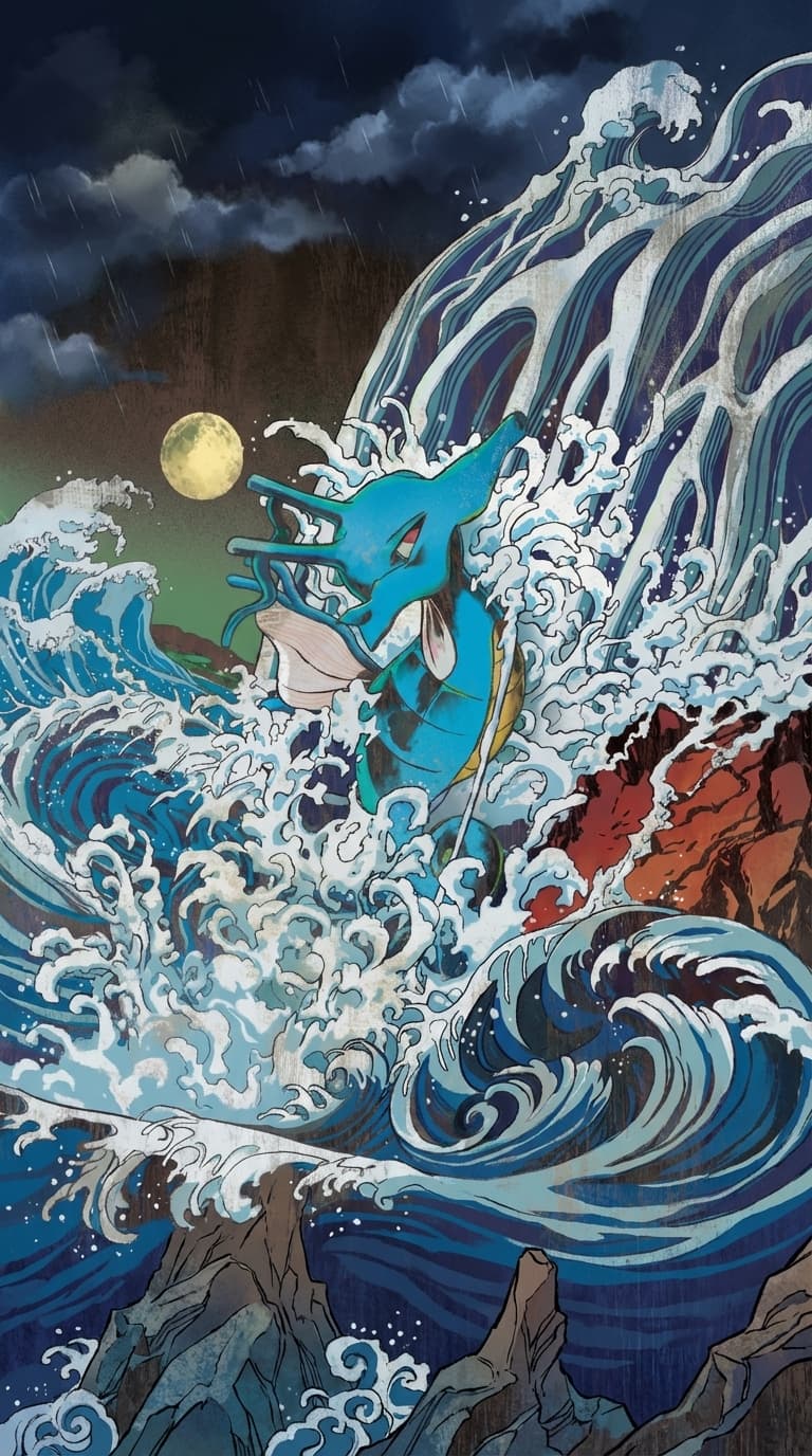 Kingdra ex wallpaper from SVP Black Star Promos