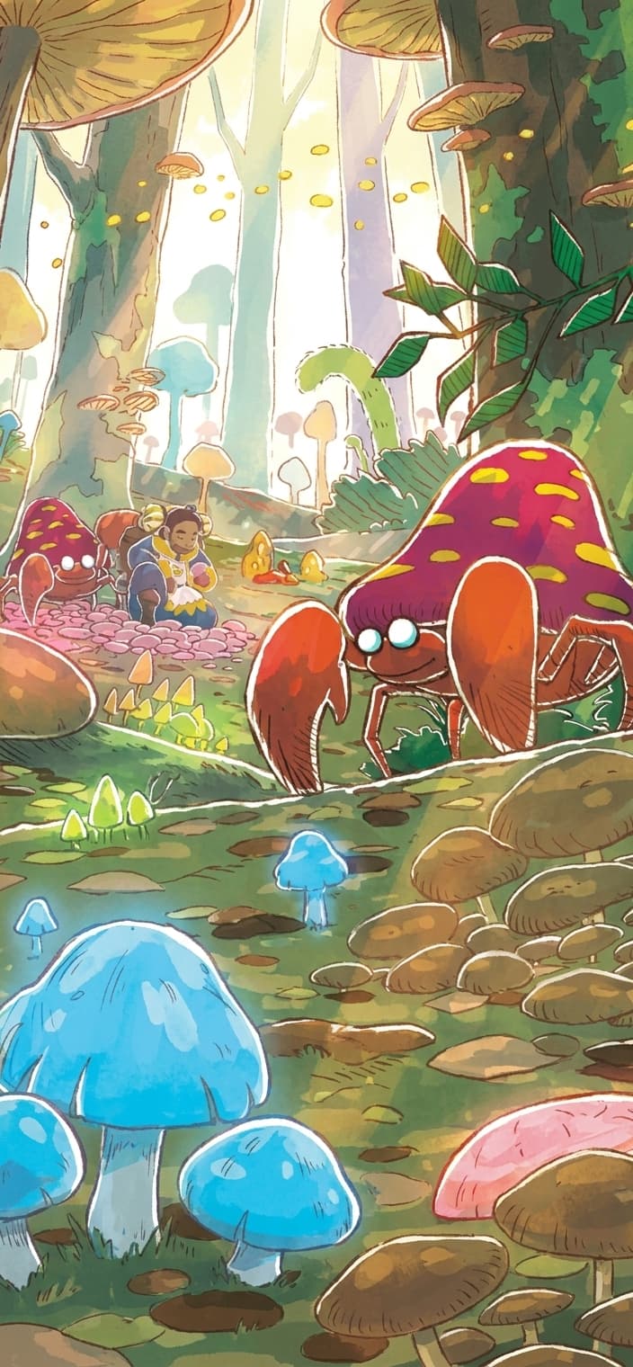 Parasect phone wallpaper - Lost Origin Pokemon card art