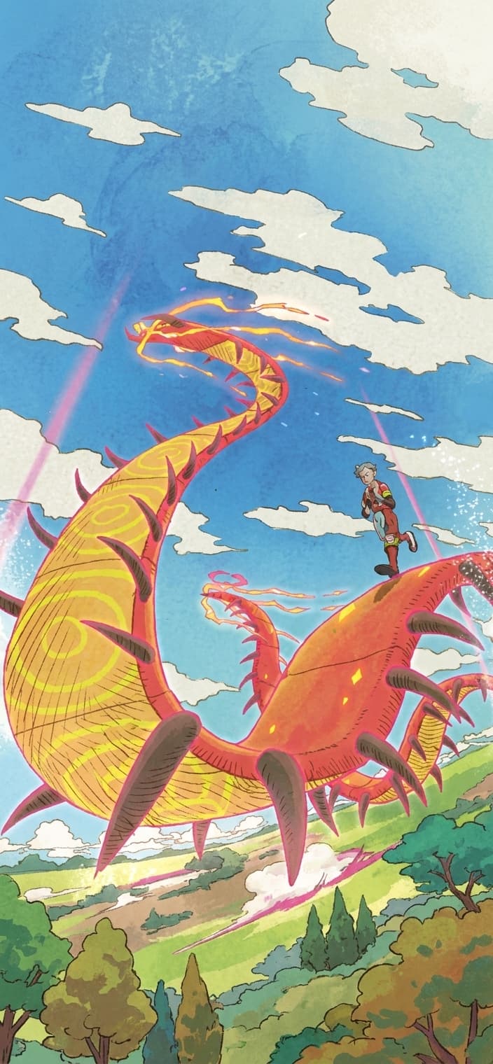 Centiskorch VMAX wallpaper from Lost Origin