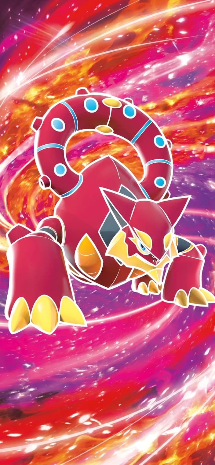 Volcanion V 162/198 phone wallpaper - Chilling Reign Pokemon card art