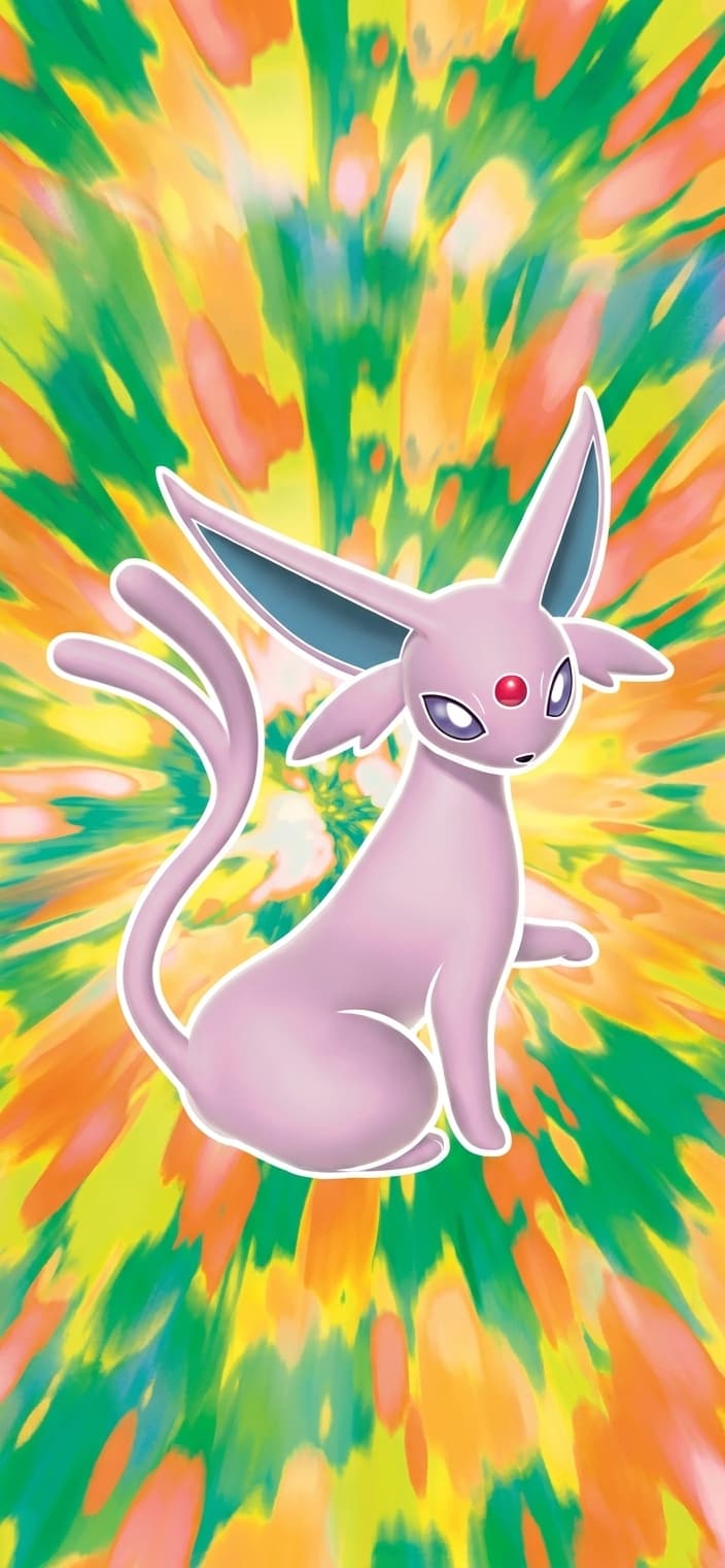 Espeon V 179/203 phone wallpaper - Evolving Skies Pokemon card art